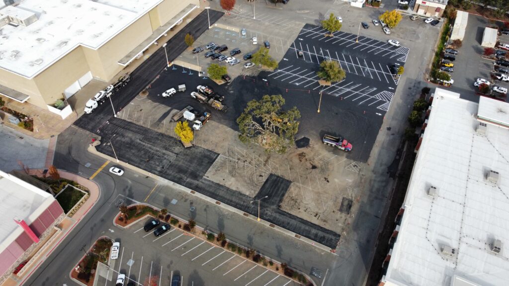 Warehouse Striping 1 We Love Paving services in San Mateo County. Professional paving contractor serving San Mateo County and Peninsula areas.