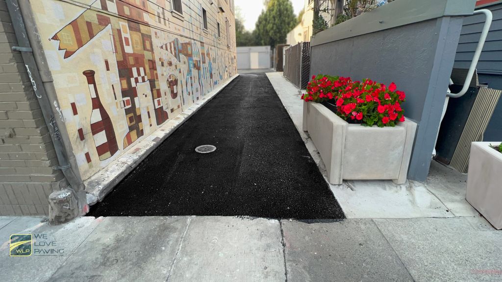 Is Asphalt Good for a Patio? 1 Concrete Curbing Detail in REDWOOD CITY, CA