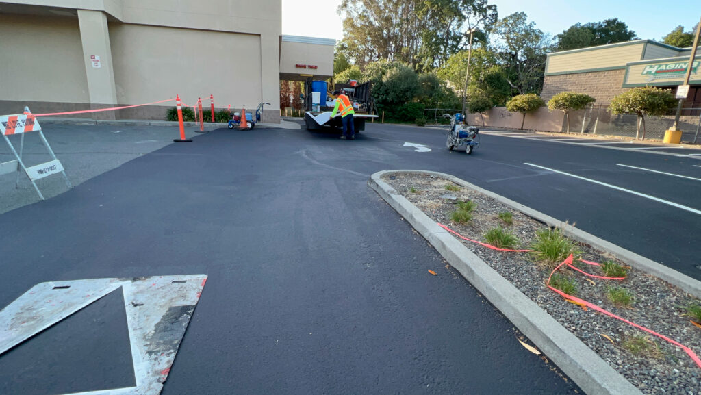 Asphalt Paving 2 store parking lot paving striping