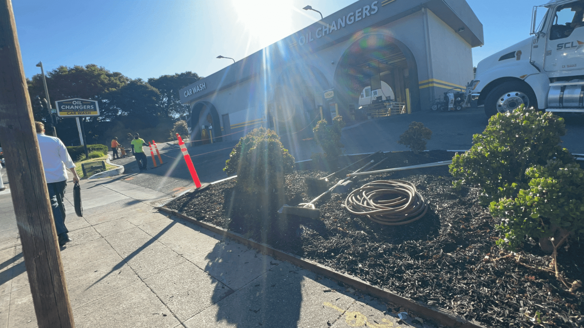 Asphalt & Sealcoating at Oil Changers & Car Wash –<br> Oakland, Ca.