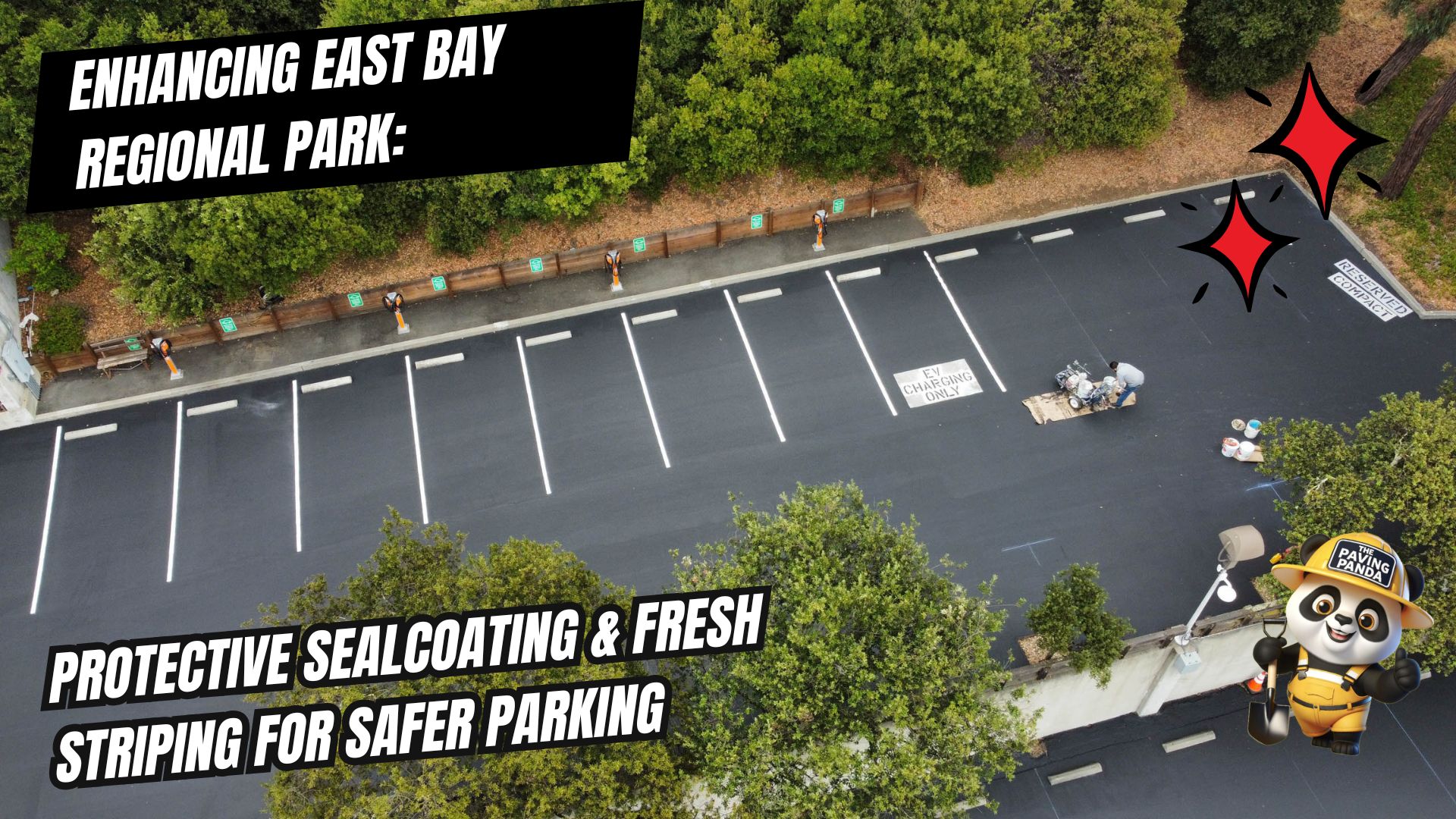 Sealcoat & Striping at East Bay Regional Park – Oakland, CA