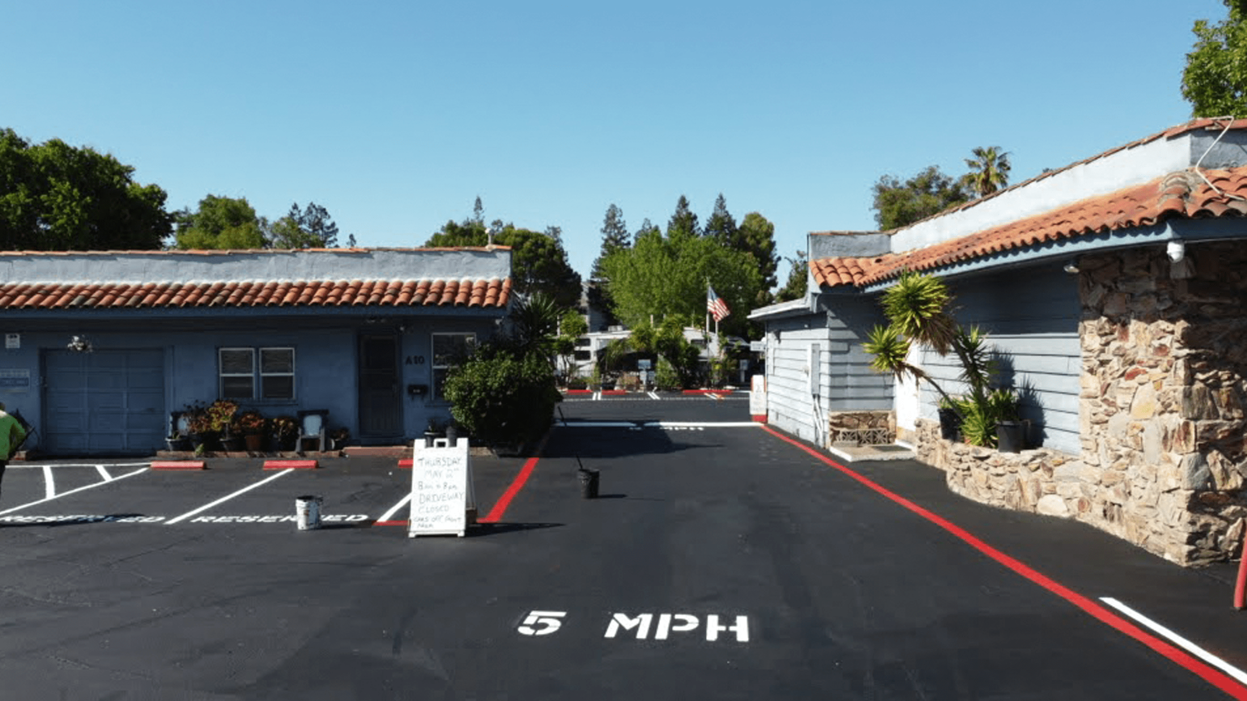 Sunnyvale Sealcoating Project 1 striping 6
