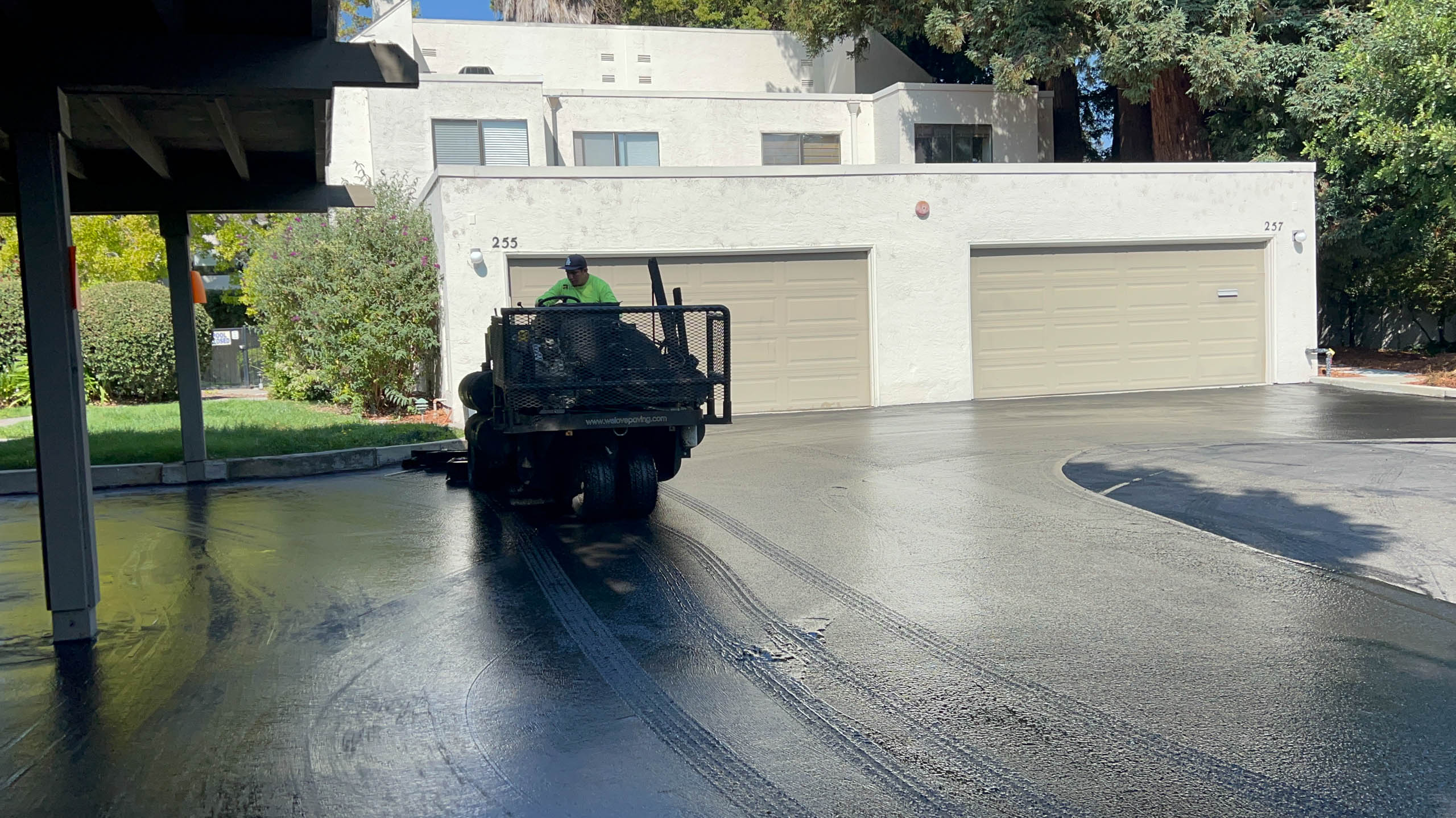 Mountain View Sealcoating Project 1 We Love Paving services in Alameda County. Professional paving contractor serving Alameda County and Bay Area areas.