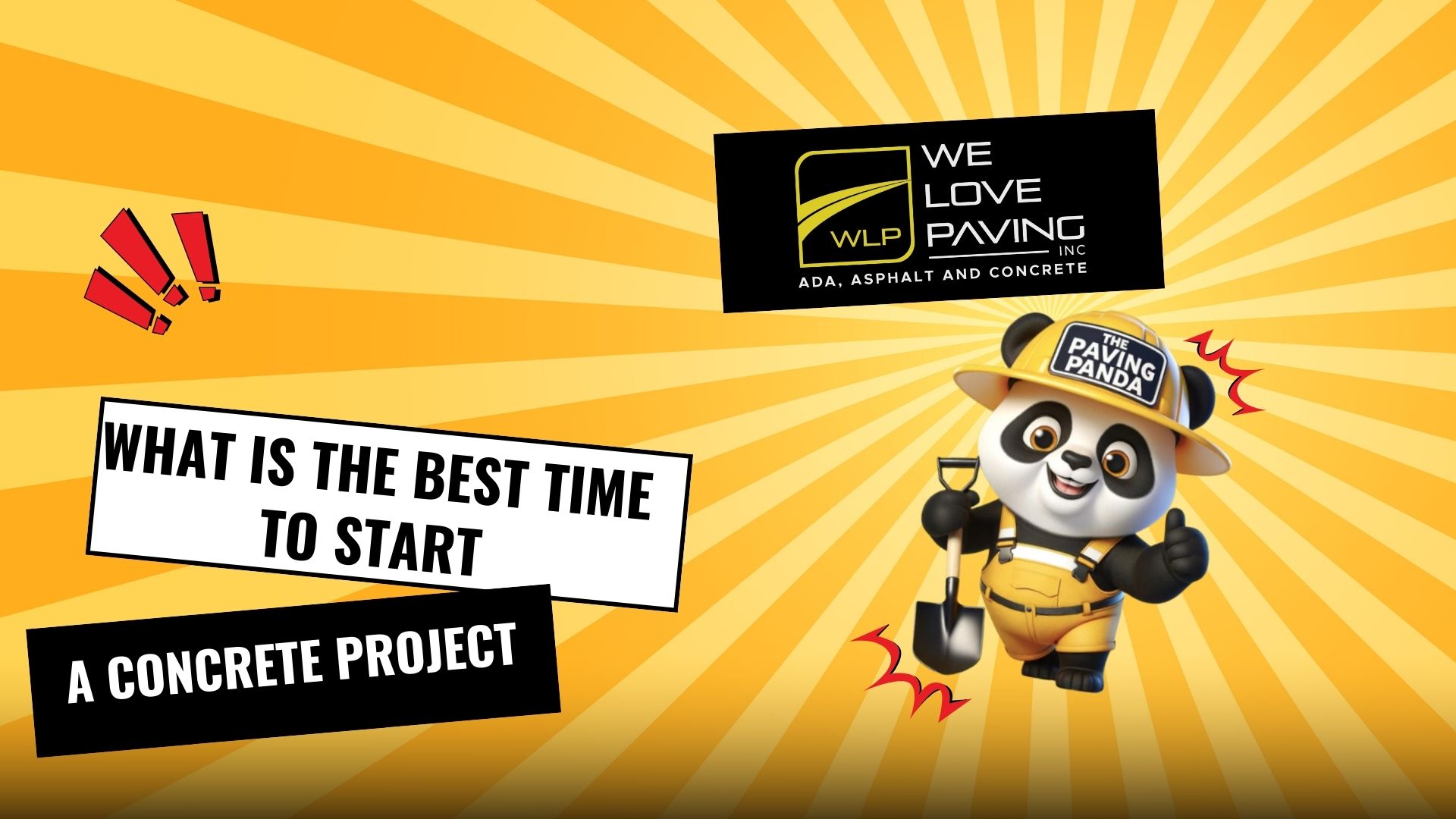 When Is a good time to star a concrete project