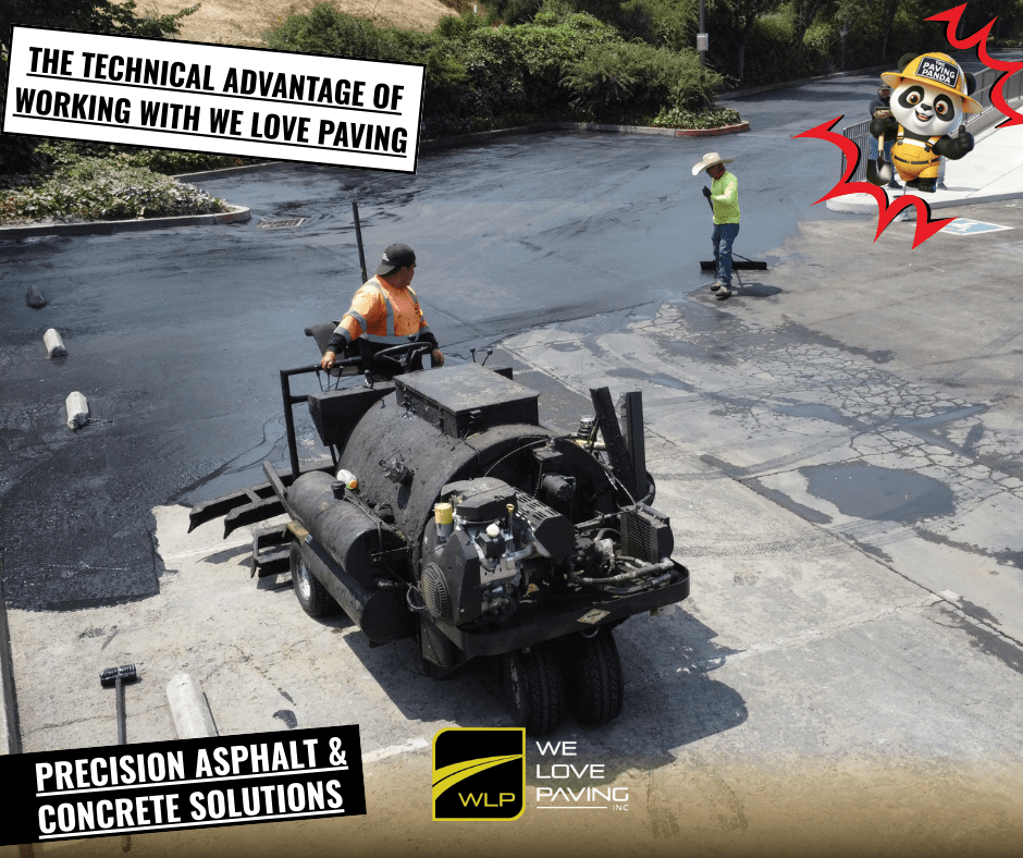 The Technical Advantage of Working with We Love Paving: Precision Asphalt & Concrete Solutions