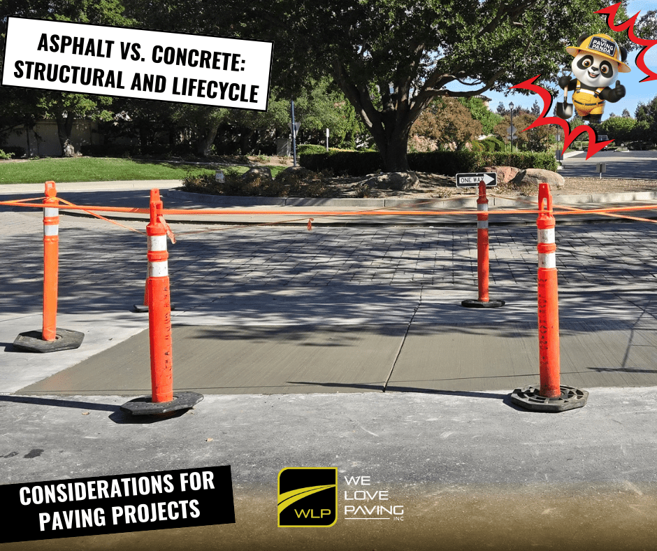 Asphalt vs. Concrete: Structural and Lifecycle Considerations for Paving Projects