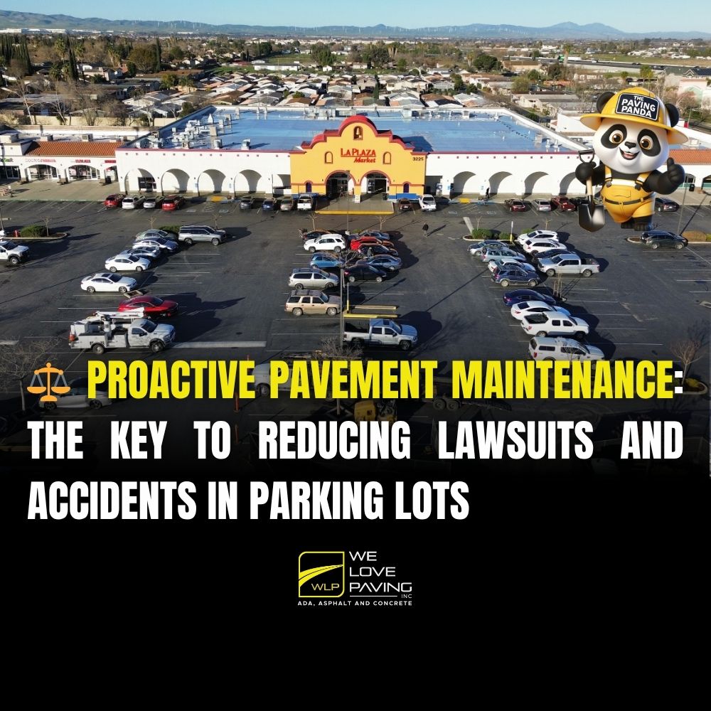 ⚖️ Proactive Pavement Maintenance: The Key to Reducing Lawsuits and Accidents in Parking Lots