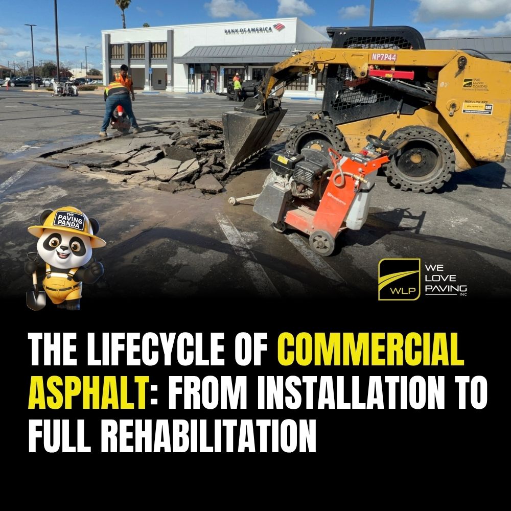 The Lifecycle of Commercial Asphalt: From Installation to Full Rehabilitation