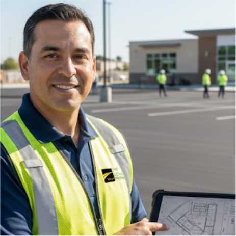 Benefits of Paving Services for Your Home Revealed 3 Contractor explaining the benefits of paving services for your home