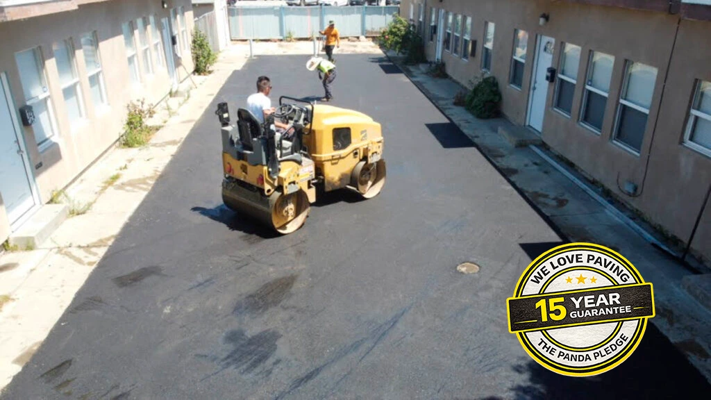 Tenant Parking Resurfacing 1 Paving work in a courtyard area Project by We Love Paving in Northern California, CA.