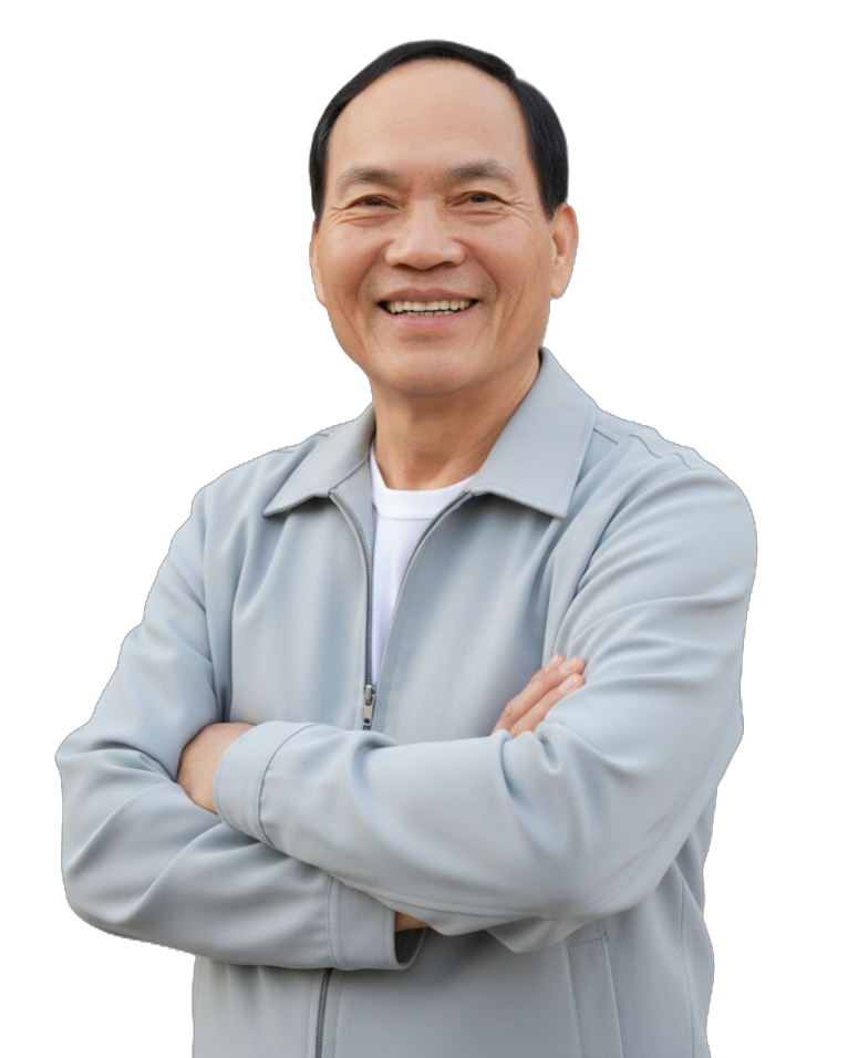 Testimonials 6 Medical Office owner with arms crossed, neutral expression.