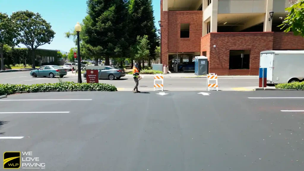 Hospital Parking Lot Paving Service 2 Parking Lot Striping in California