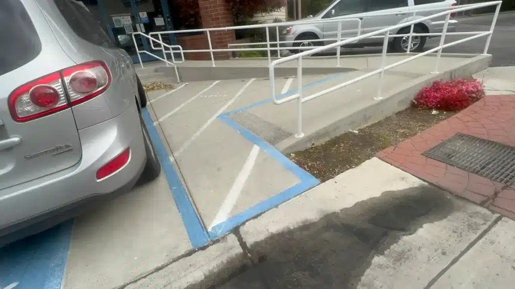 Showroom Exterior Paving 1 ada-compliant-parking-ramp-paving.webp