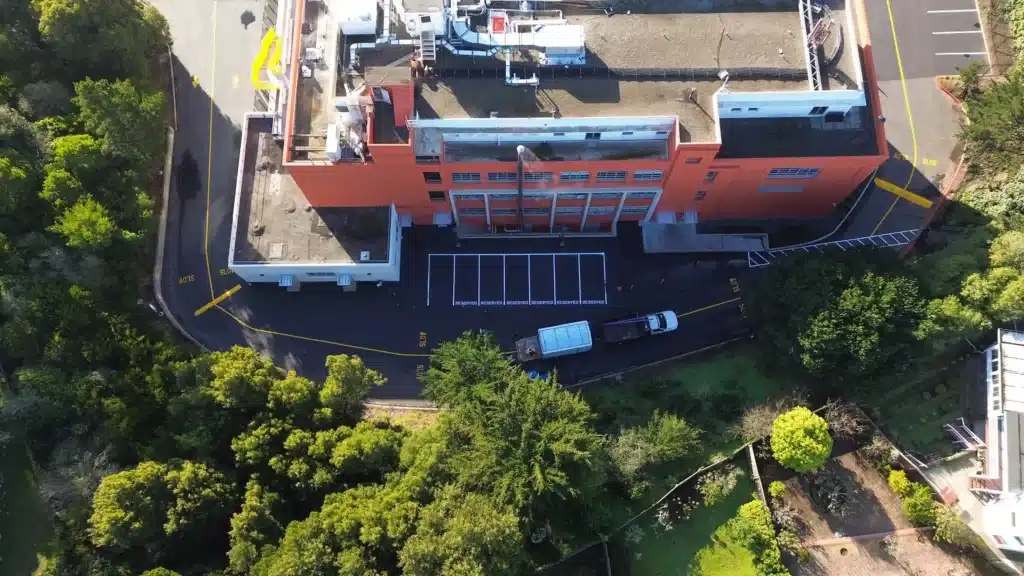 Playground Asphalt Services California 3 commercial-parking-lot-striping-aerial