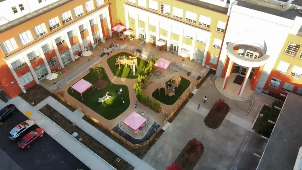 University Campus Paving 1 school-yard-completed-new-pavement in San Francisco