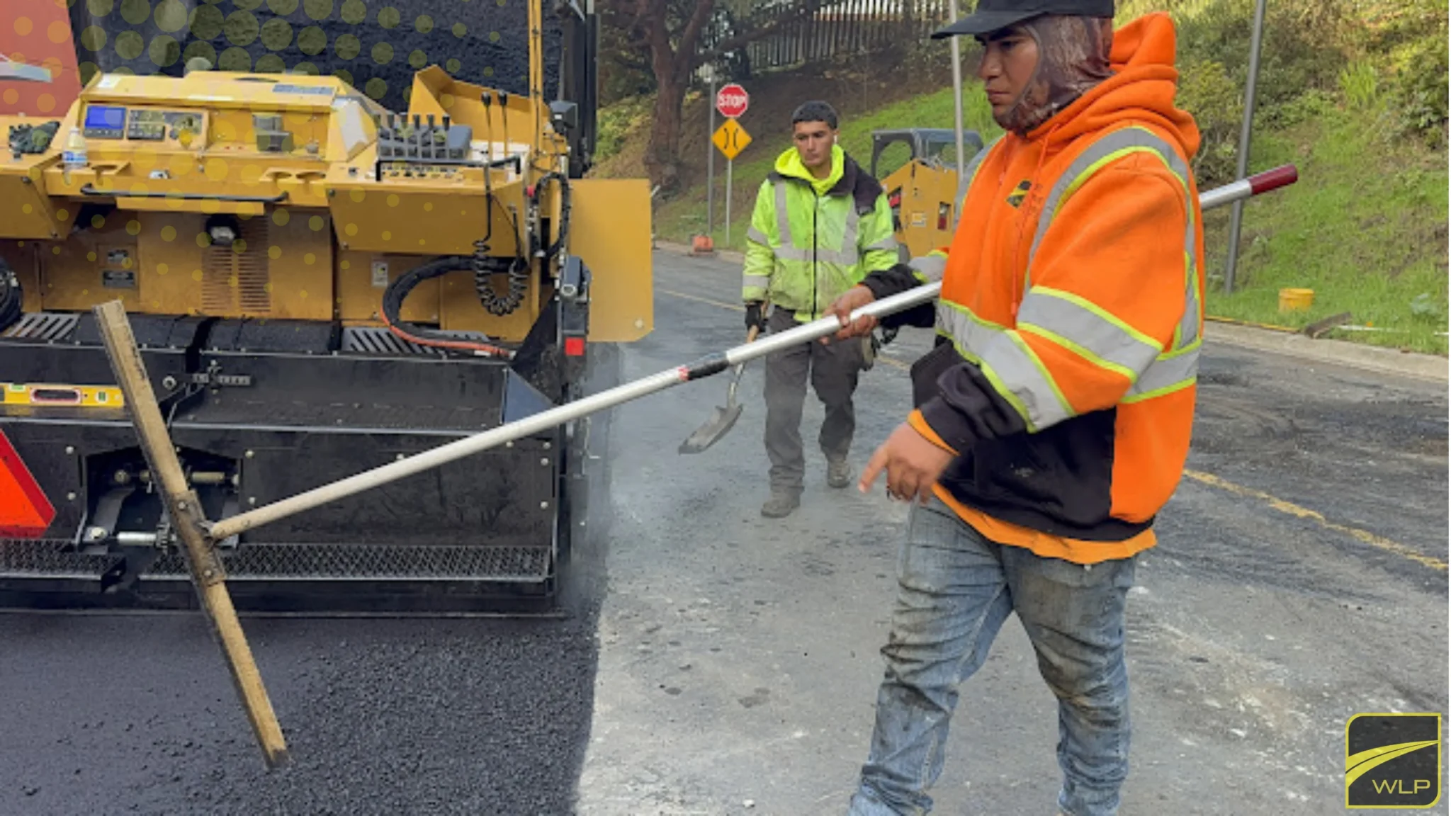 Projectin San Francisco ADA Compliance 1 worker-spreading-fresh-asphalt-sf